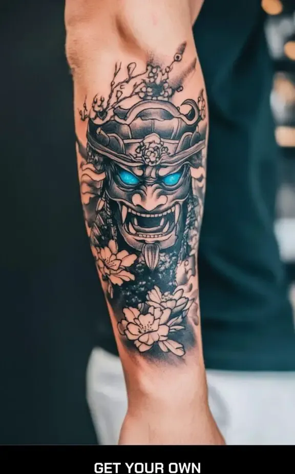 Blue eye samurai tattoo