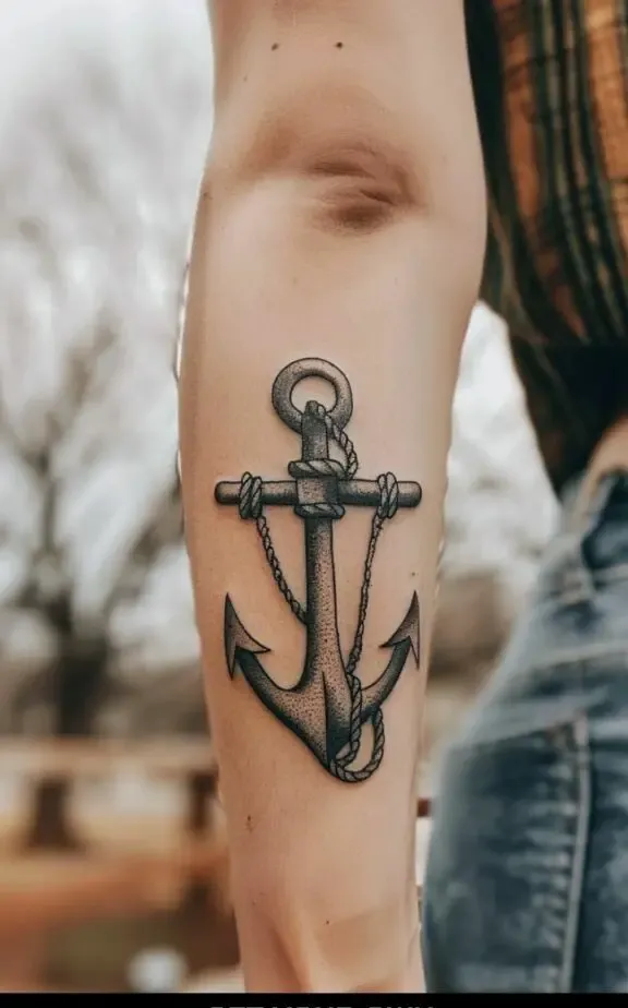 anchor tattoos for females