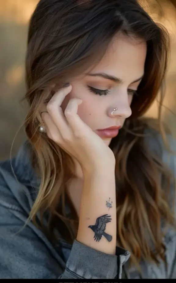 eagle tattoo for females