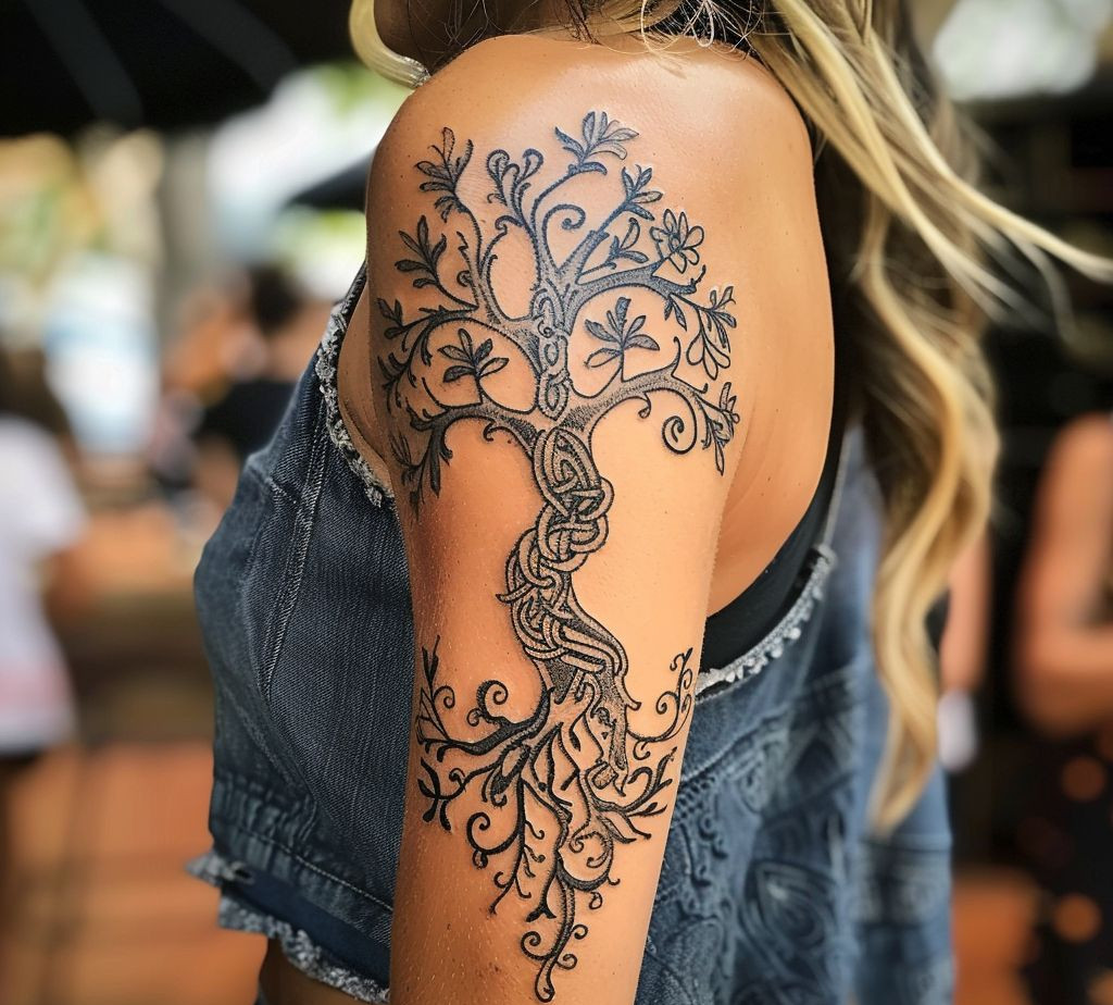 tree of life tattoo meaning strength and courage