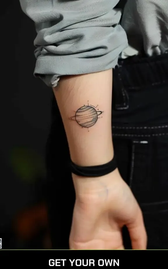 planet tattoo