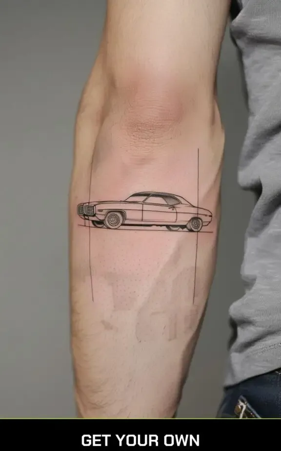 Potanic GTO car tattoo ideas
