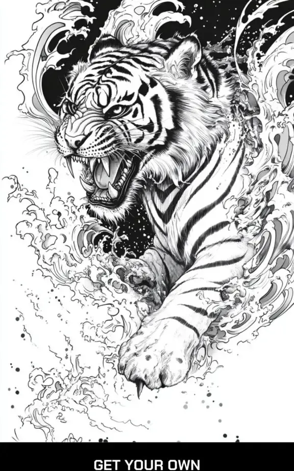 Yukuza dragon tiger Design