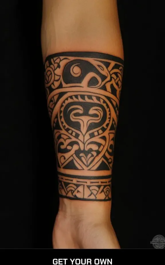 moari half sleeve tattoo