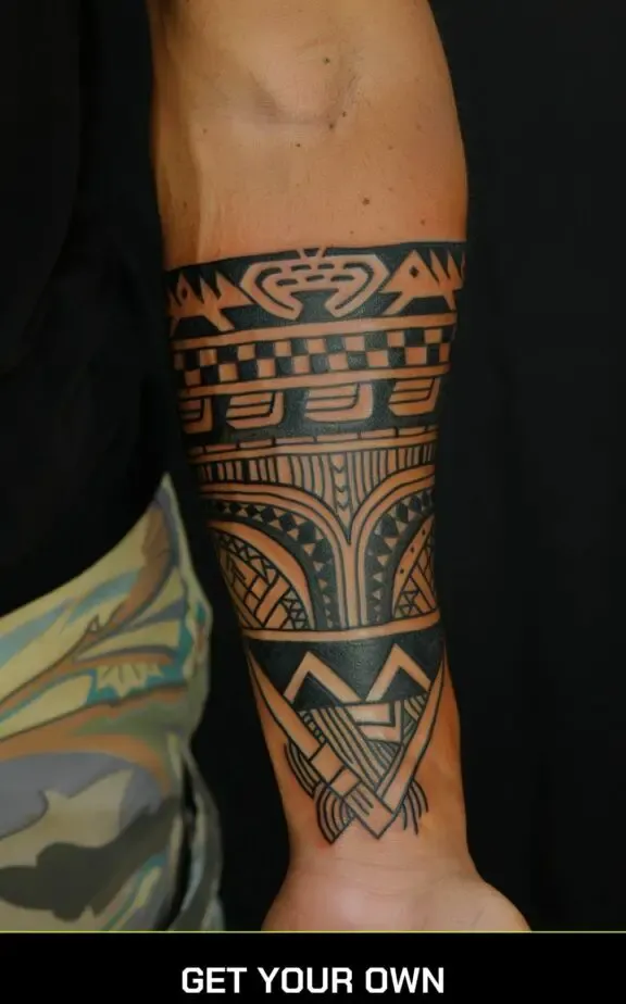 tribal sleeve tattoo ideas for men