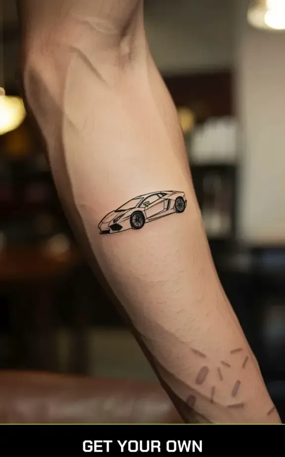 super car tattoo ideas