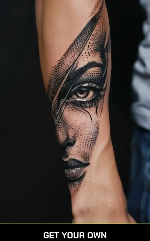 poker face tattoo