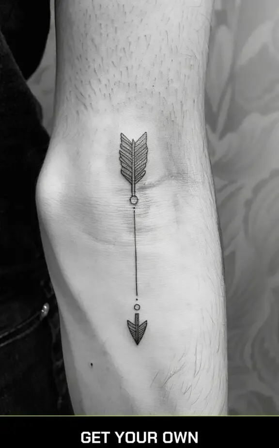 simple arrow tattoo idea