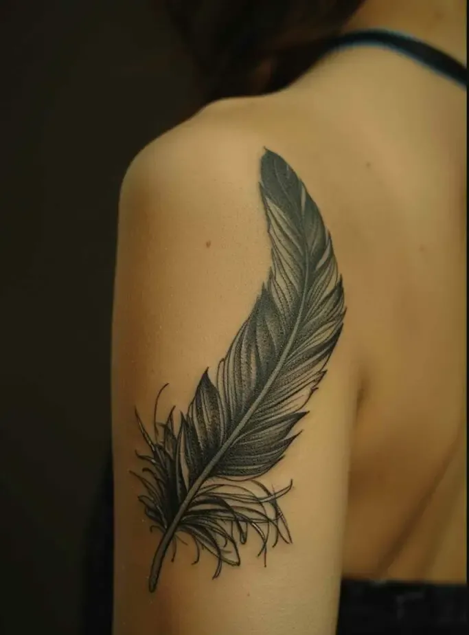 Feather Tattoo Ideas for Women