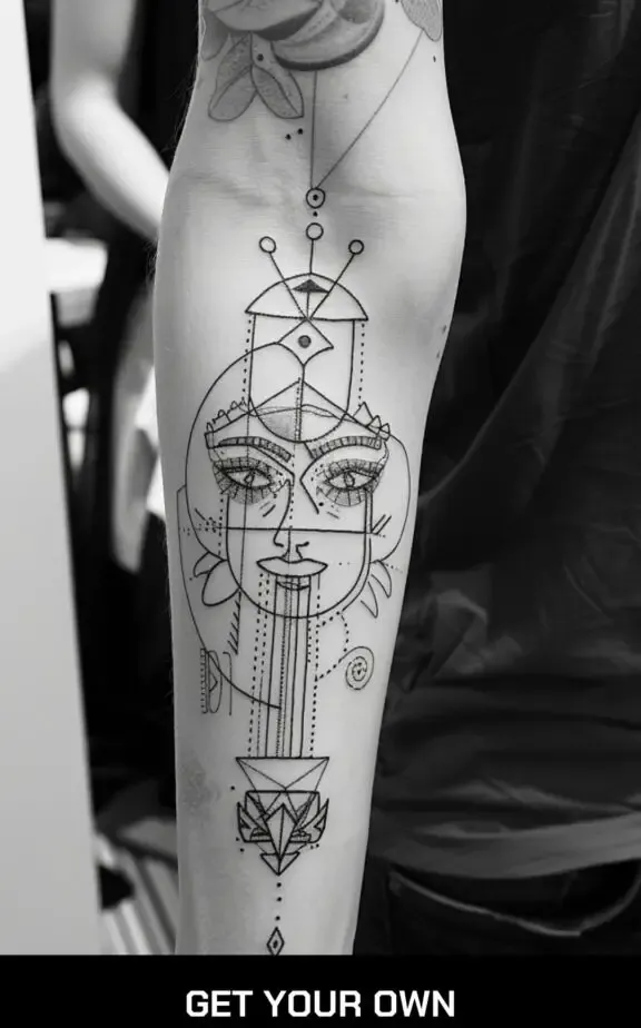 geometric art tattoo designs