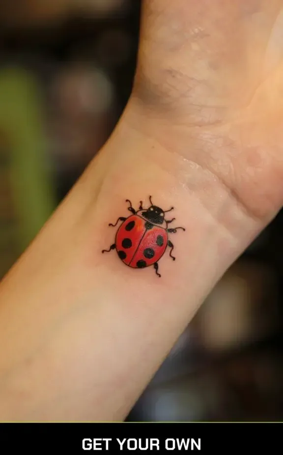 ladybug tattoo