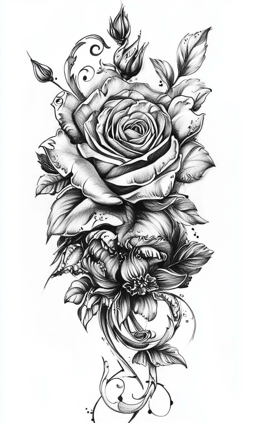 Gothic Tattoo Drawings-39