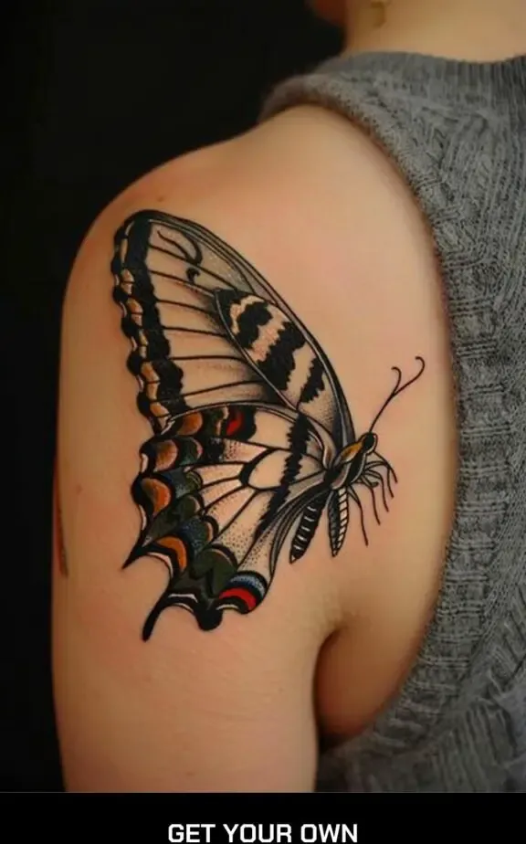 butterfly wing tattoo ideas