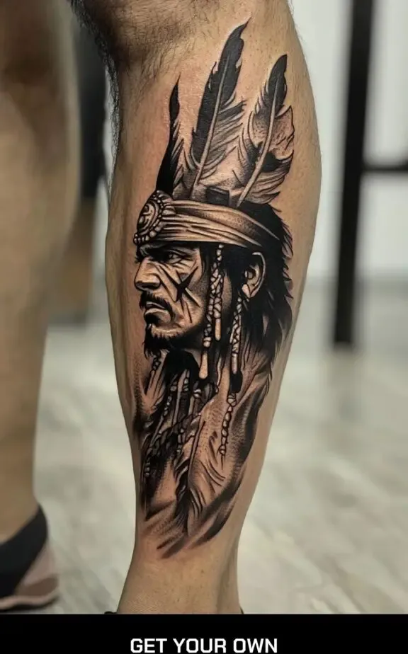 Chicano warrior tattoo