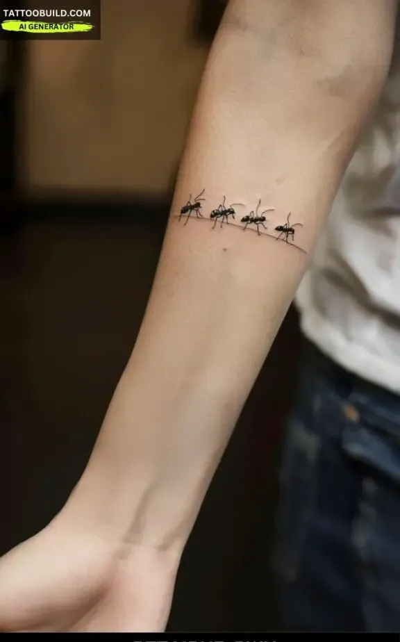 ant is a meaningful forearm for women