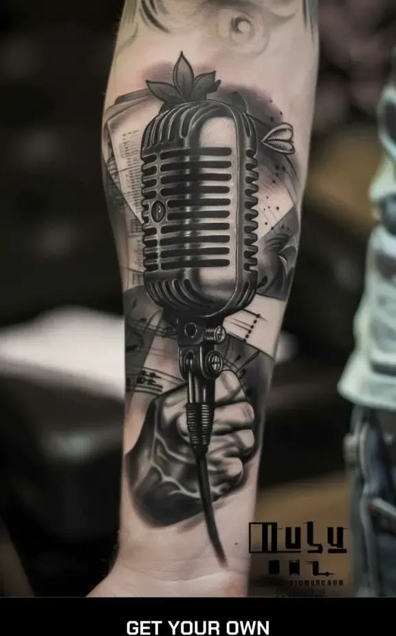 mic tattoo