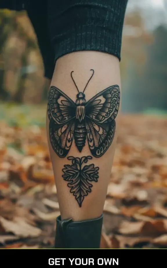 moth tattoo