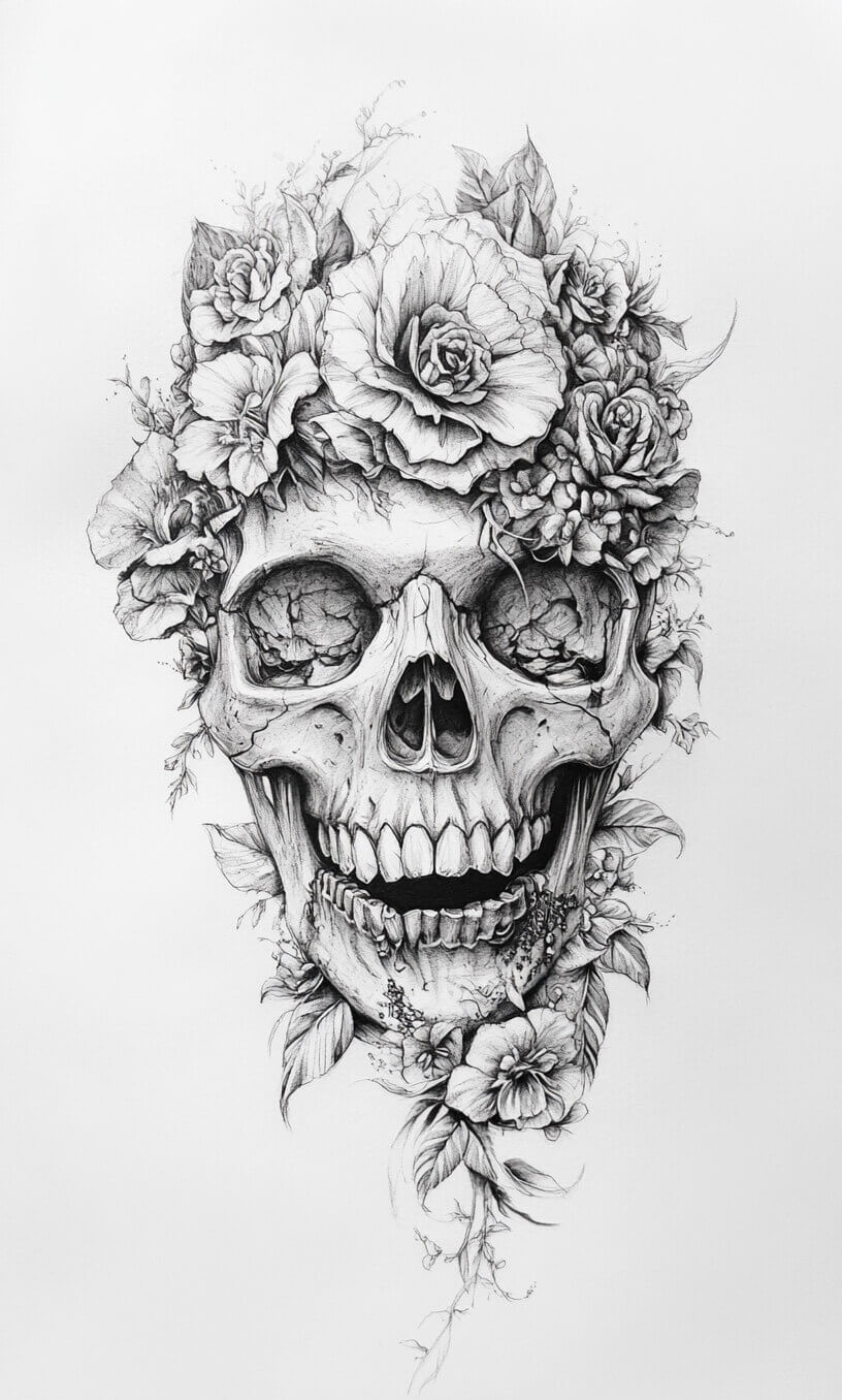 Gothic Tattoo Drawings-32