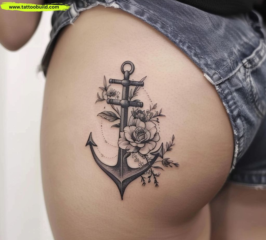 Ladies Anchor Tattoo Ideas