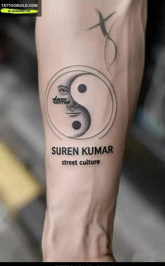 Goodness tattoo ideas: yin yang