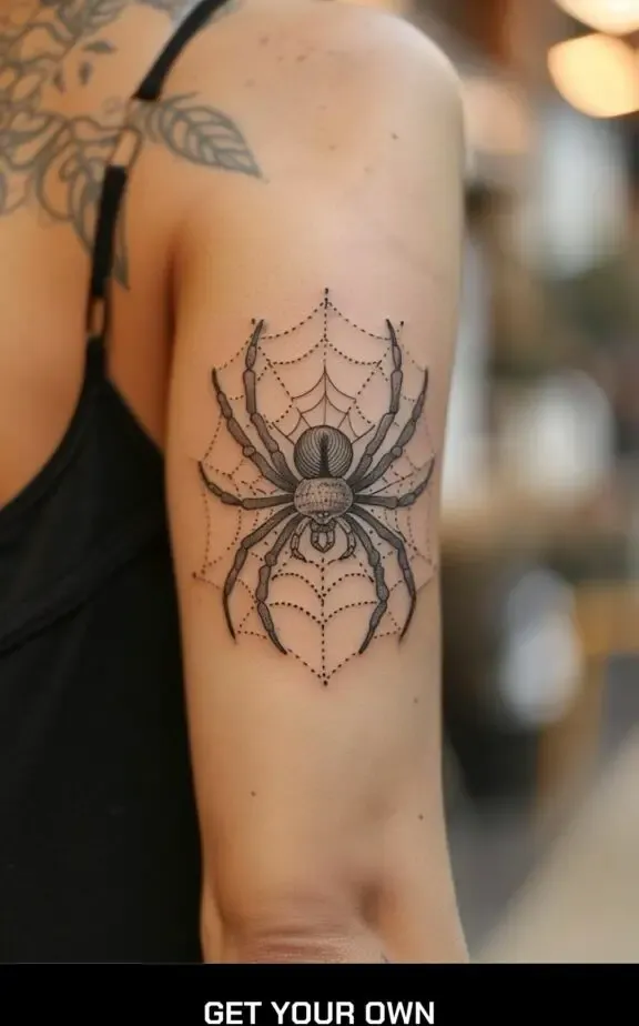 spider tattoo idea