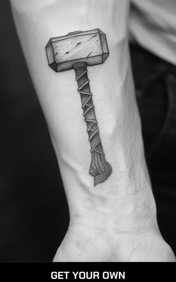 Mjolnir Viking tattoo idea