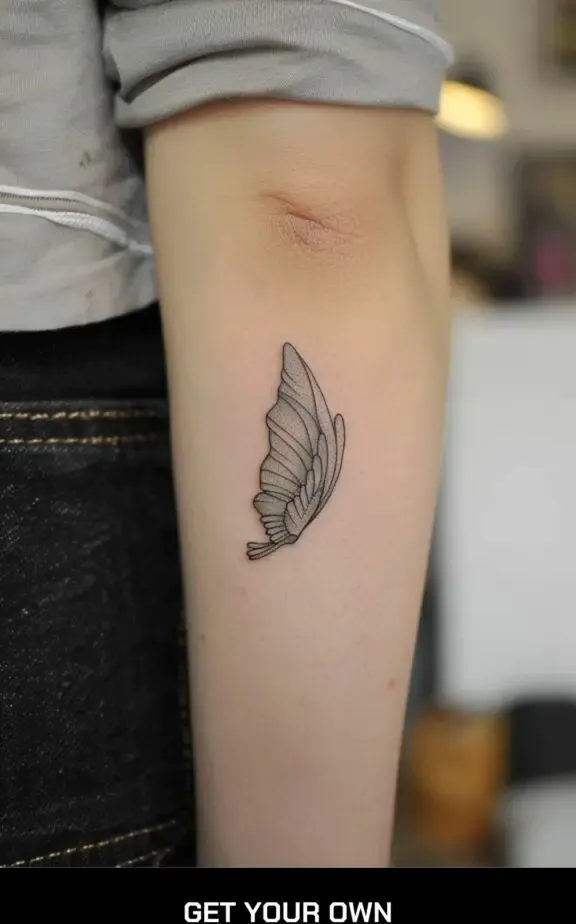fairy wing tattoo design idea