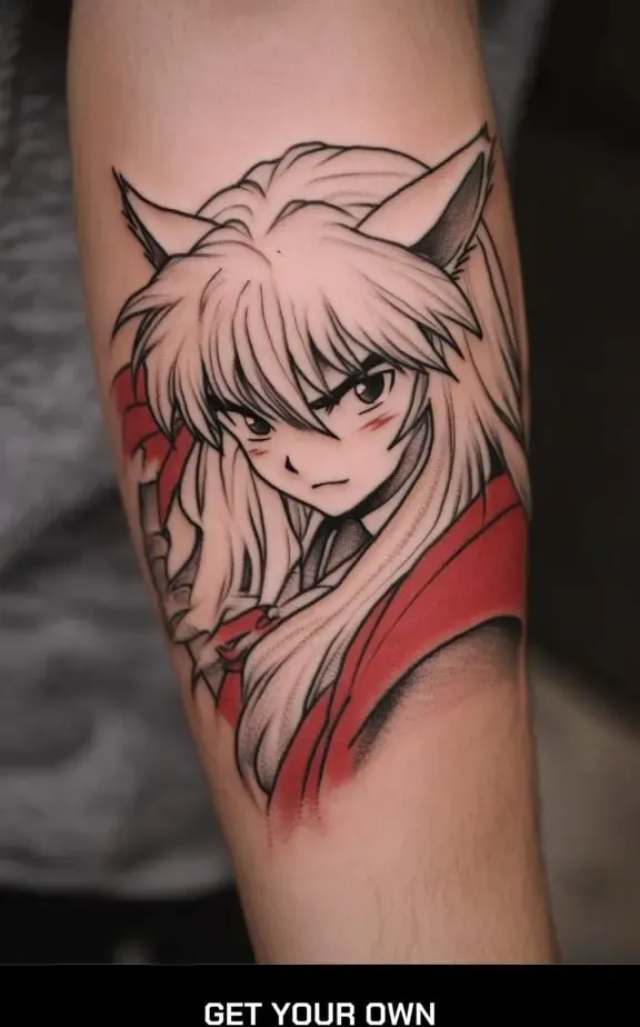 Inuyasha Anime Tattoo