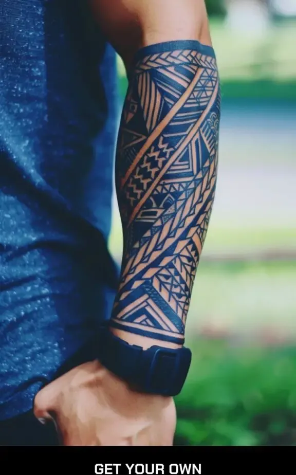 tribal sleeve tattoo