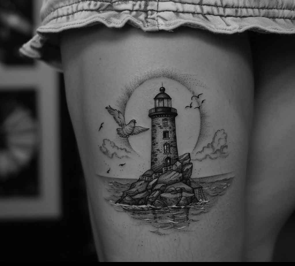 Lighthouse Tattoo Ideas for girls