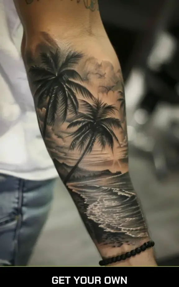 Realism sleeve tattoo ideas for male