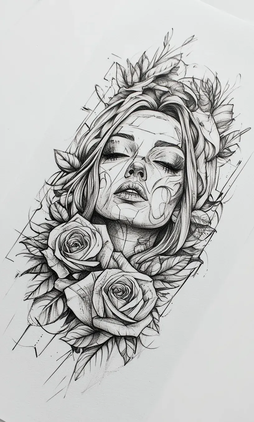 Upper Arm Tattoo Drawings-4