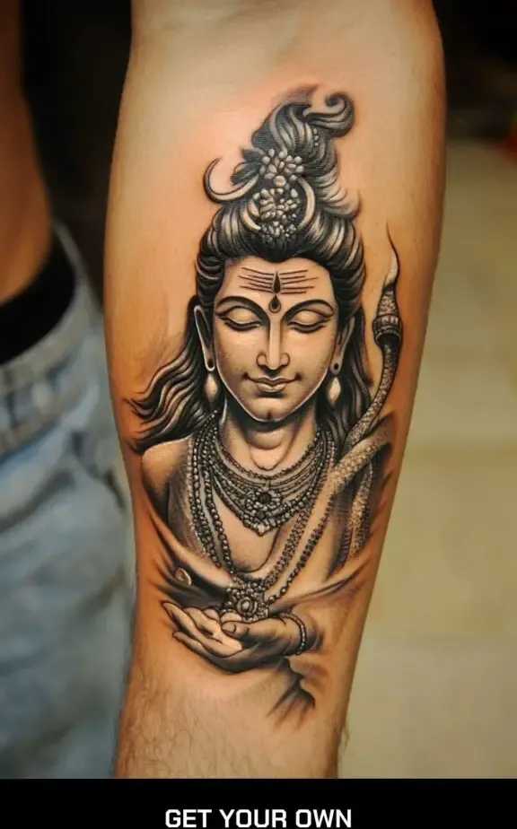 lord shiva tattoo design