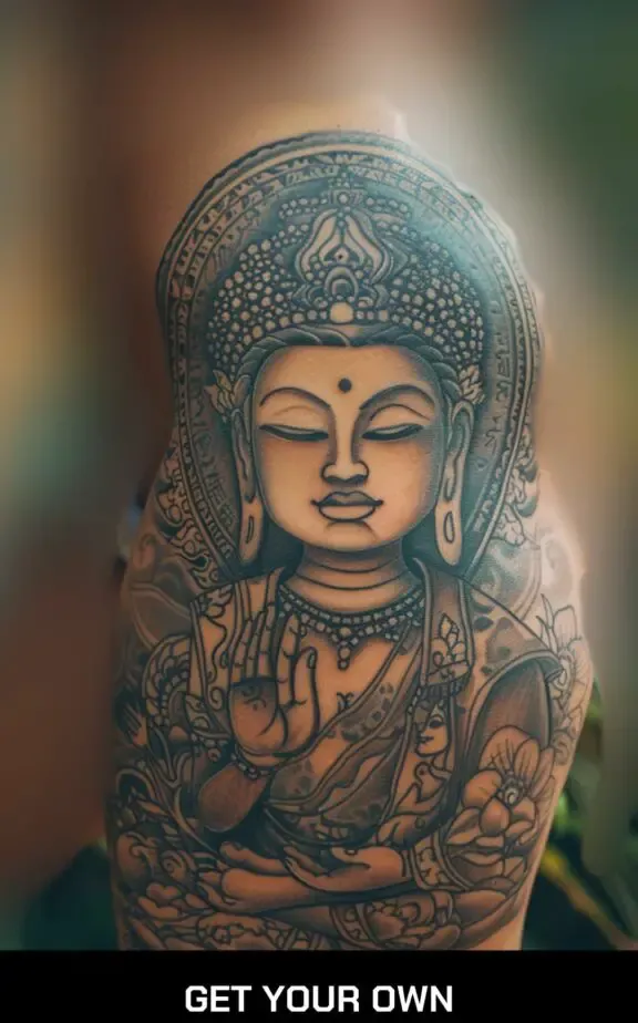buddha tattoo for women